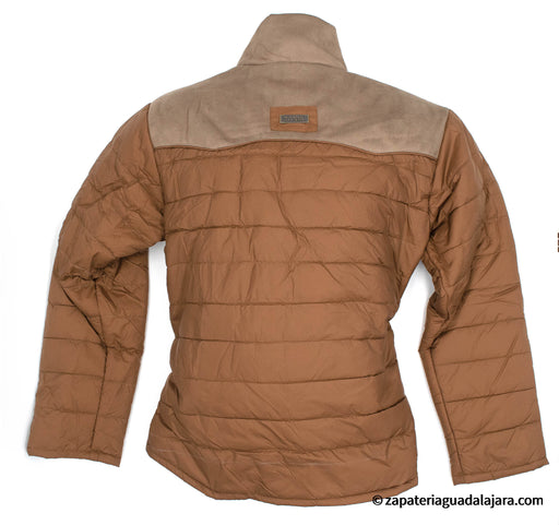 MEN POLYESTER JACKET #7 TAN | Genuine Leather Vaquero Boots and Cowboy Hats | Zapateria Guadalajara | Authentic Mexican Western Wear