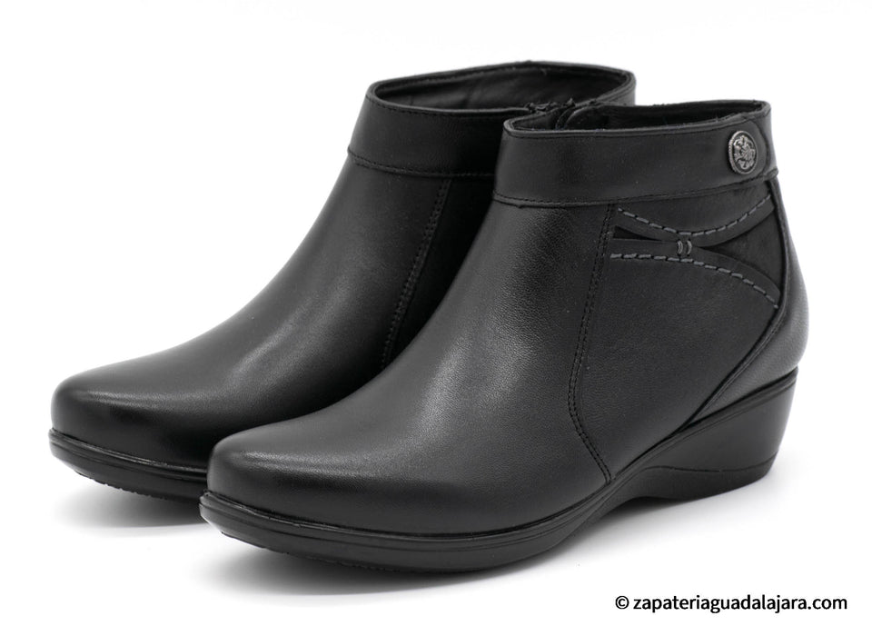PA7205 WOMEN CASUAL COMFORT SHOE BLACK | Genuine Leather Vaquero Boots and Cowboy Hats | Zapateria Guadalajara | Authentic Mexican Western Wear