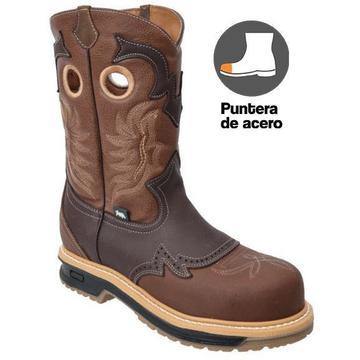 SB1035 STEEL-TOE WORK BOOT | Genuine Leather Vaquero Boots and Cowboy Hats | Zapateria Guadalajara | Authentic Mexican Western Wear