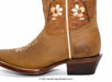 Q3125251 SQUARE TOE HONEY | Genuine Leather Vaquero Boots and Cowboy Hats | Zapateria Guadalajara | Authentic Mexican Western Wear