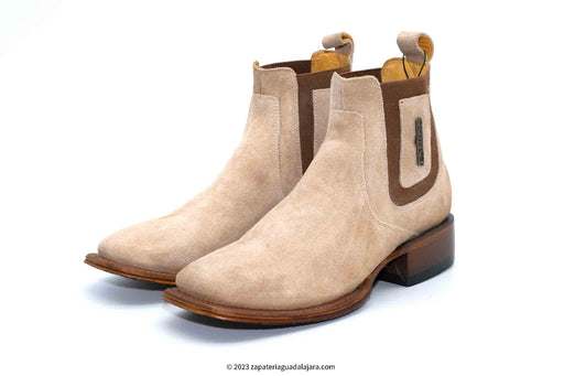 Q82BC6304 WIDE SQUARE TOE SUEDE ORIX | Genuine Leather Vaquero Boots and Cowboy Hats | Zapateria Guadalajara | Authentic Mexican Western Wear