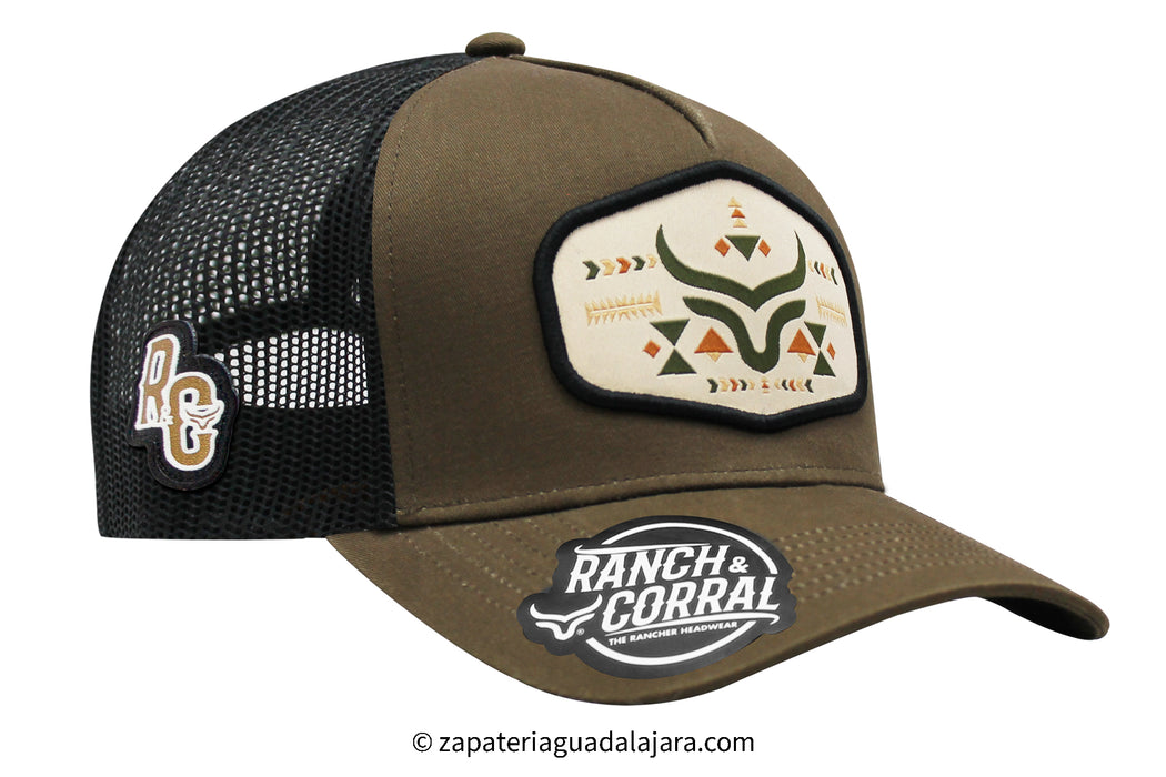RCN5 TRUCKER HAT RANCH & CORRAL AUTHENTIC | Genuine Leather Vaquero Boots and Cowboy Hats | Zapateria Guadalajara | Authentic Mexican Western Wear