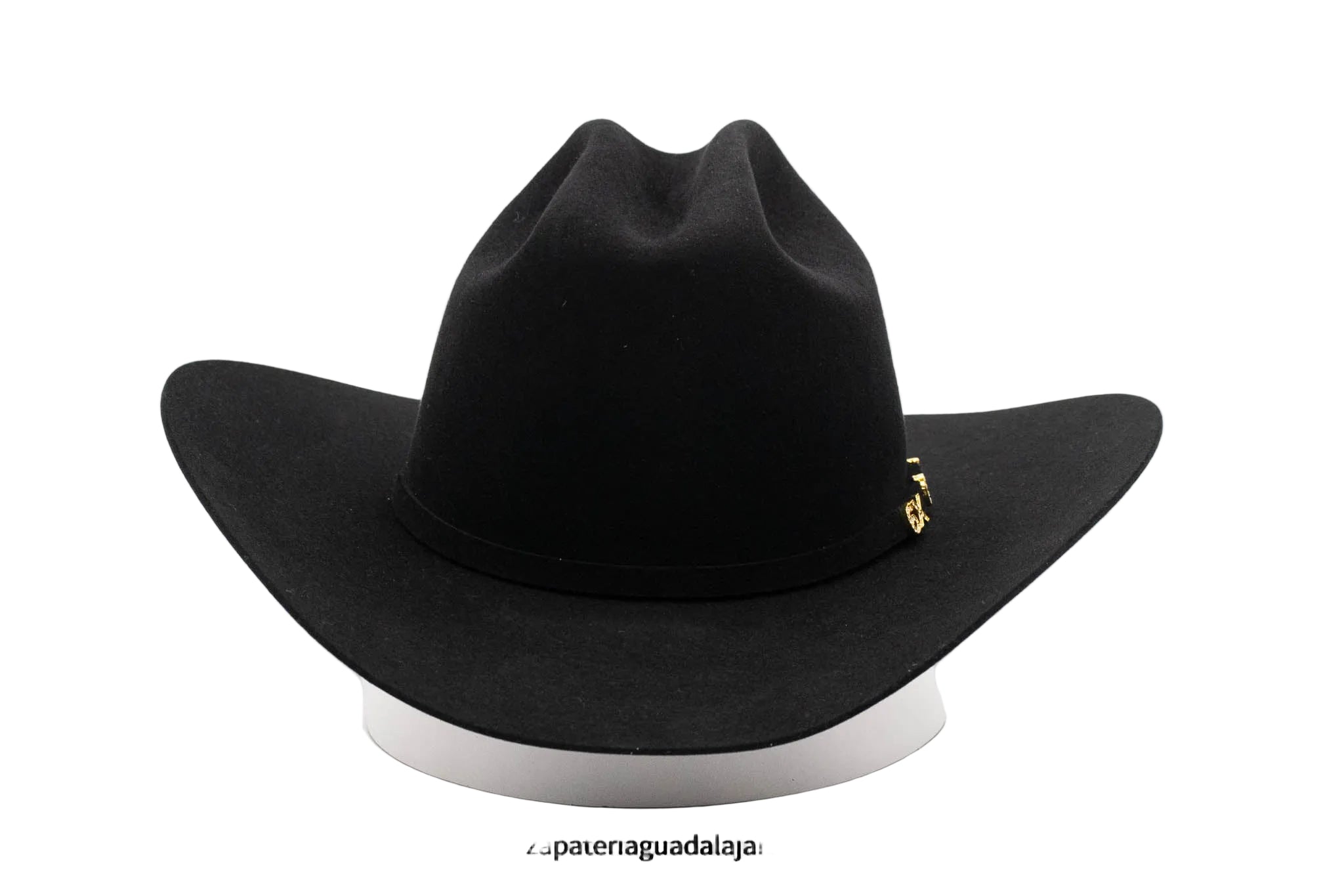 SERRATELLI 6X AMAPOLA BEAVER BLACK FELT HAT COWBOY HAT | Genuine