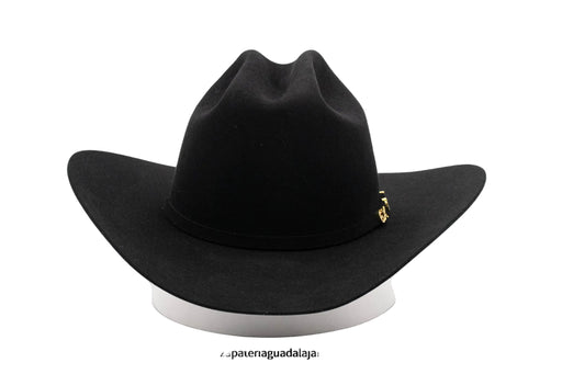 SERRATELLI 6X AMAPOLA BEAVER BLACK FELT HAT | Genuine Leather Vaquero Boots and Cowboy Hats | Zapateria Guadalajara | Authentic Mexican Western Wear