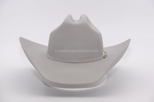 TENNESSEE 100X FELT HAT TEXAS GREY PLATINUM | Genuine Leather Vaquero Boots and Cowboy Hats | Zapateria Guadalajara | Authentic Mexican Western Wear
