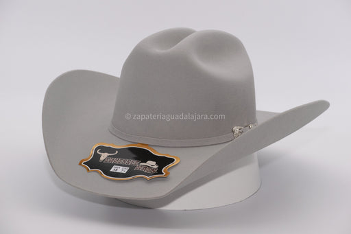 TENNESSEE 100X FELT HAT TEXAS GREY PLATINUM | Genuine Leather Vaquero Boots and Cowboy Hats | Zapateria Guadalajara | Authentic Mexican Western Wear