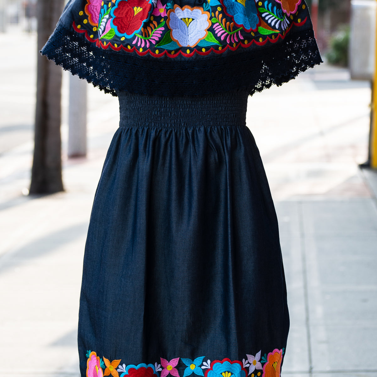 Artesian Embroidered Dress Denim #77304 Artesian Embroidered Dress Denim #77304