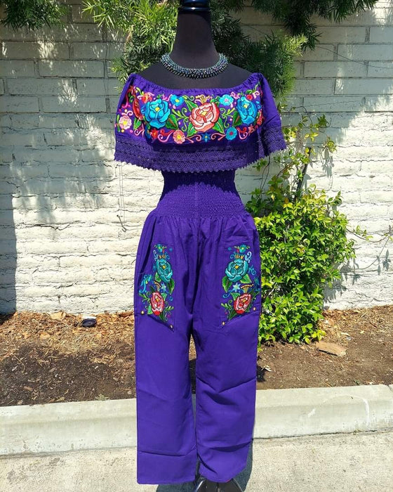 ARTESIAN EMBROIDERED PALAZZO PURPLE | Genuine Leather Cowboy Boots and Hats Zapateria Guadalajara ARTESIAN EMBROIDERED PALAZZO PURPLE | Genuine Leather Cowboy Boots and Hats Zapateria Guadalajara