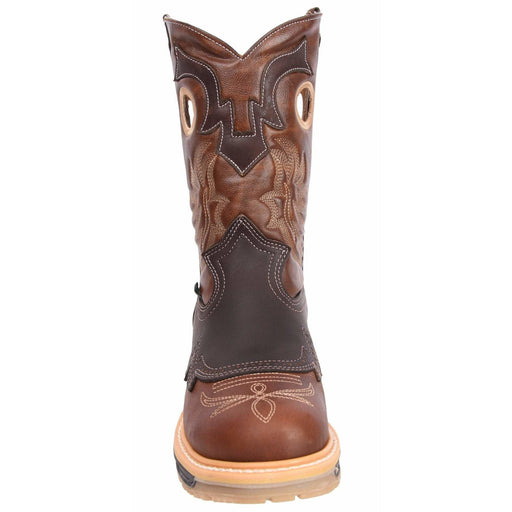 SB6035 COPPER/BRN LEATHER GRASSO | Genuine Leather Vaquero Boots and Cowboy Hats | Zapateria Guadalajara | Authentic Mexican Western Wear